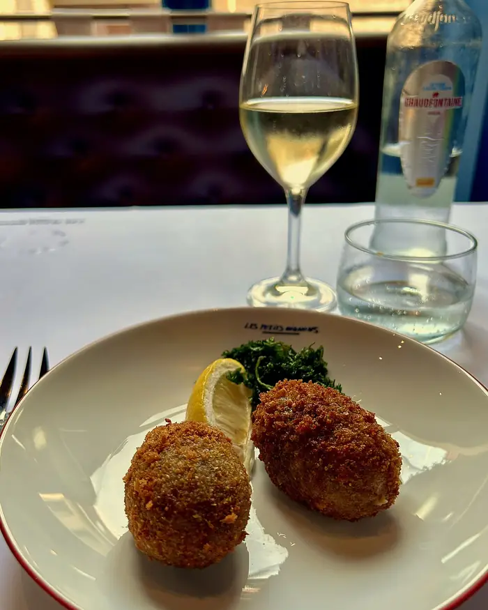 Garnaalkroketten met citroen